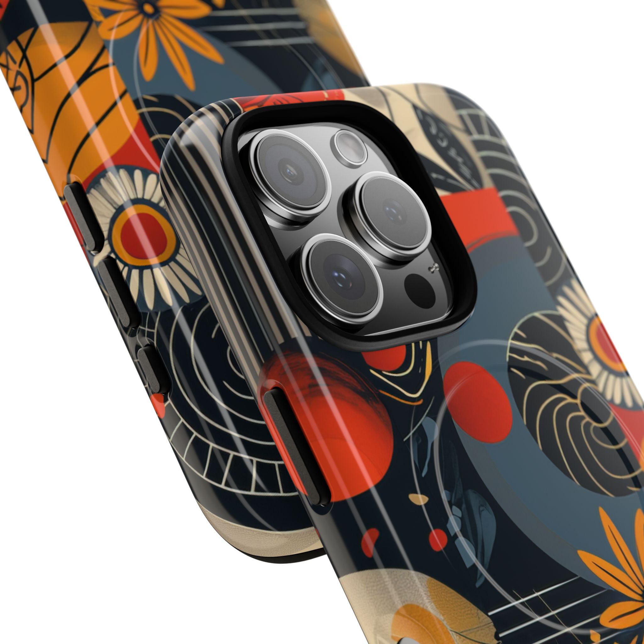 Fire Bloom Flow iPhone 16 - Tough+