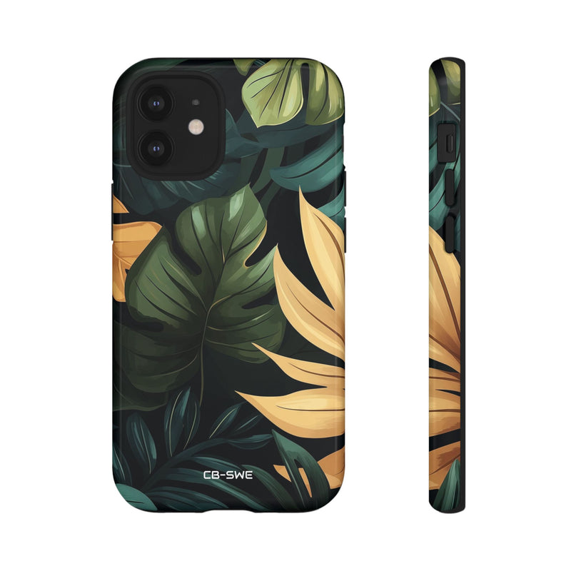 Tropical Leaves Dance - iPhone Case