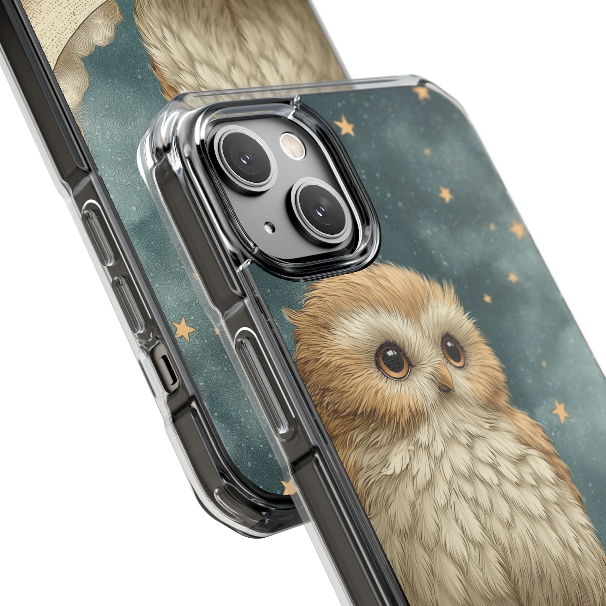 Owls Nestle Moon iPhone Case - Impact