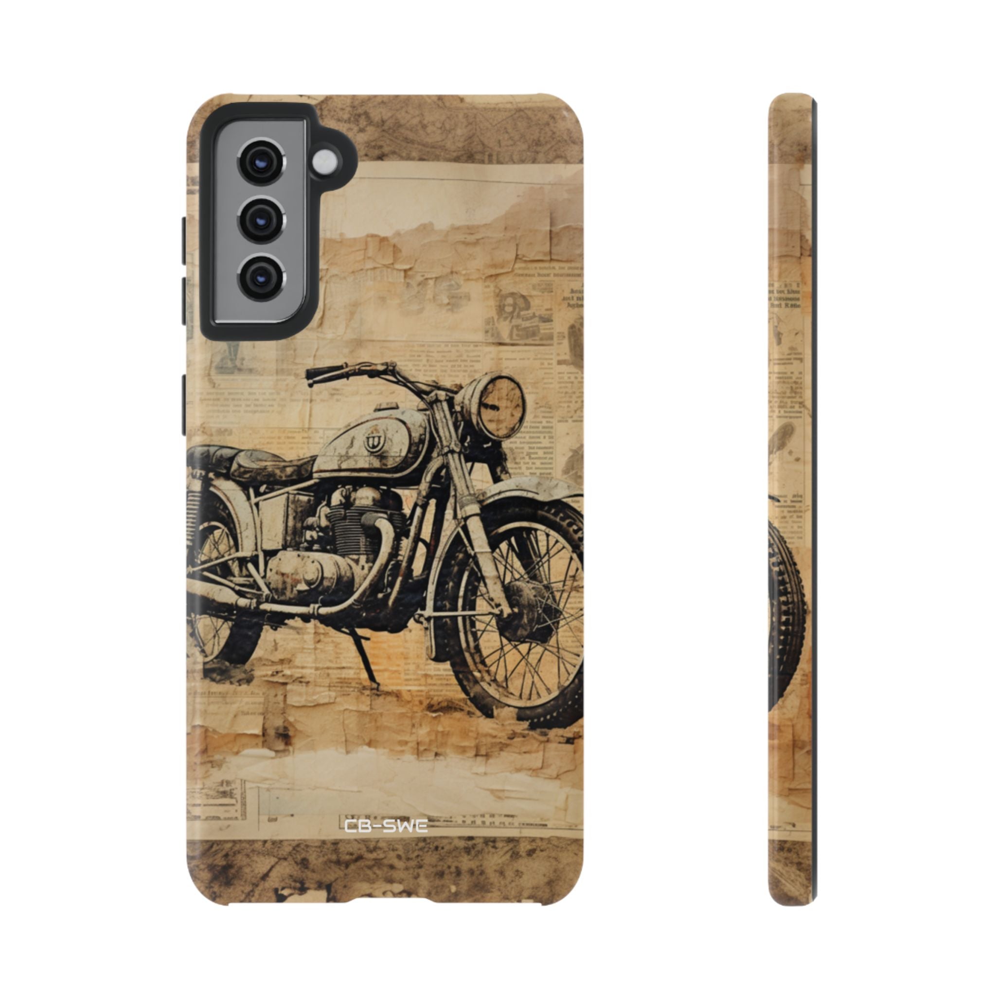 Vintage Motorcycle Collage - Samsung Case