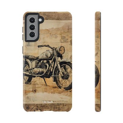 Vintage Motorcycle Collage - Samsung Case