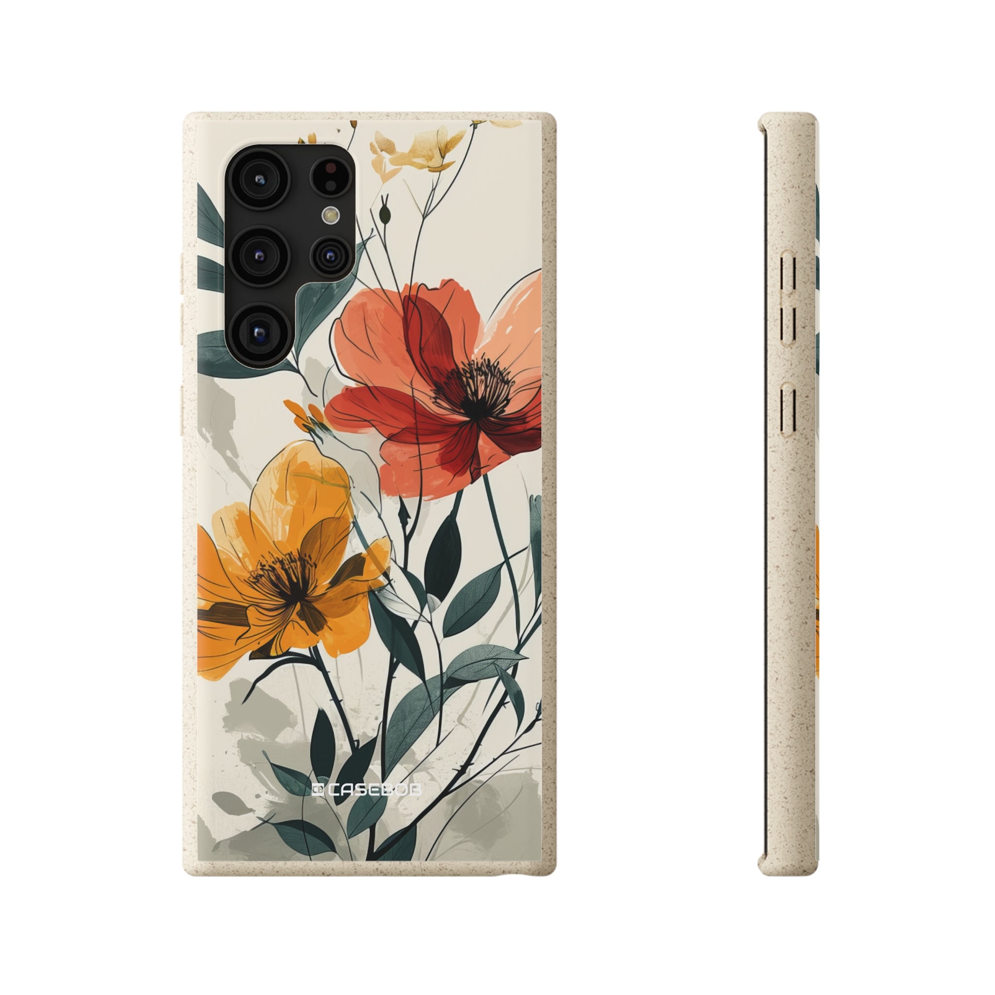 Serene Floral Harmony | Biodegradable Phone Case