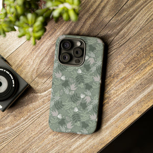 Jungle Green Leaf - Protective Phone Case