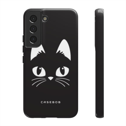 Cartoon Cat Icon - Protective Phone Case