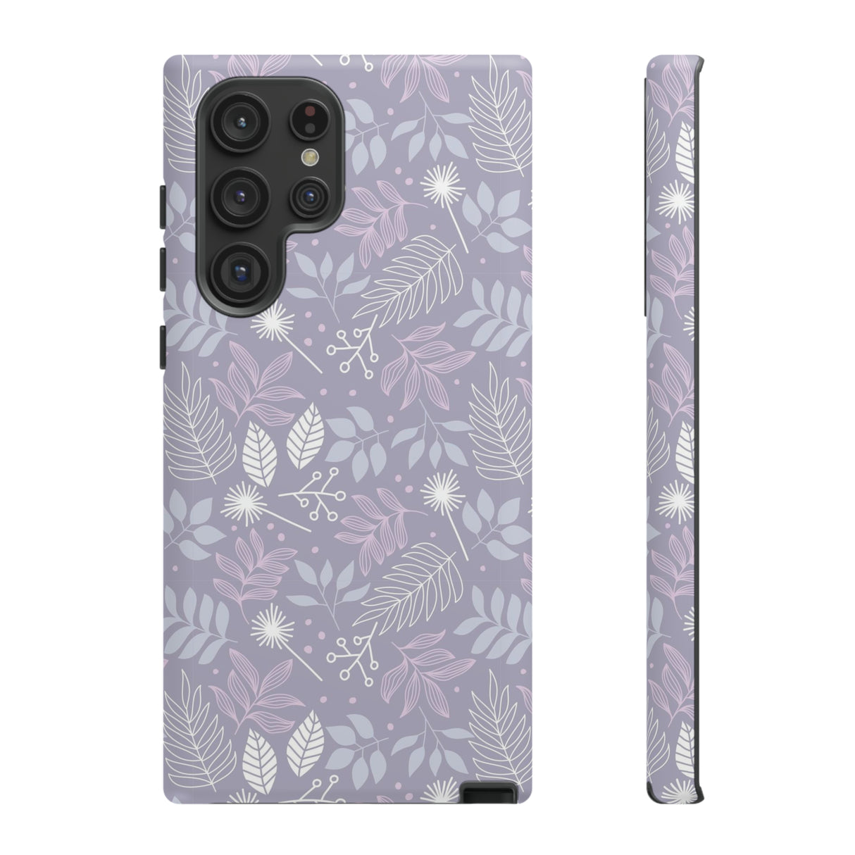 Purple Mona Leaf - Protective Phone Case