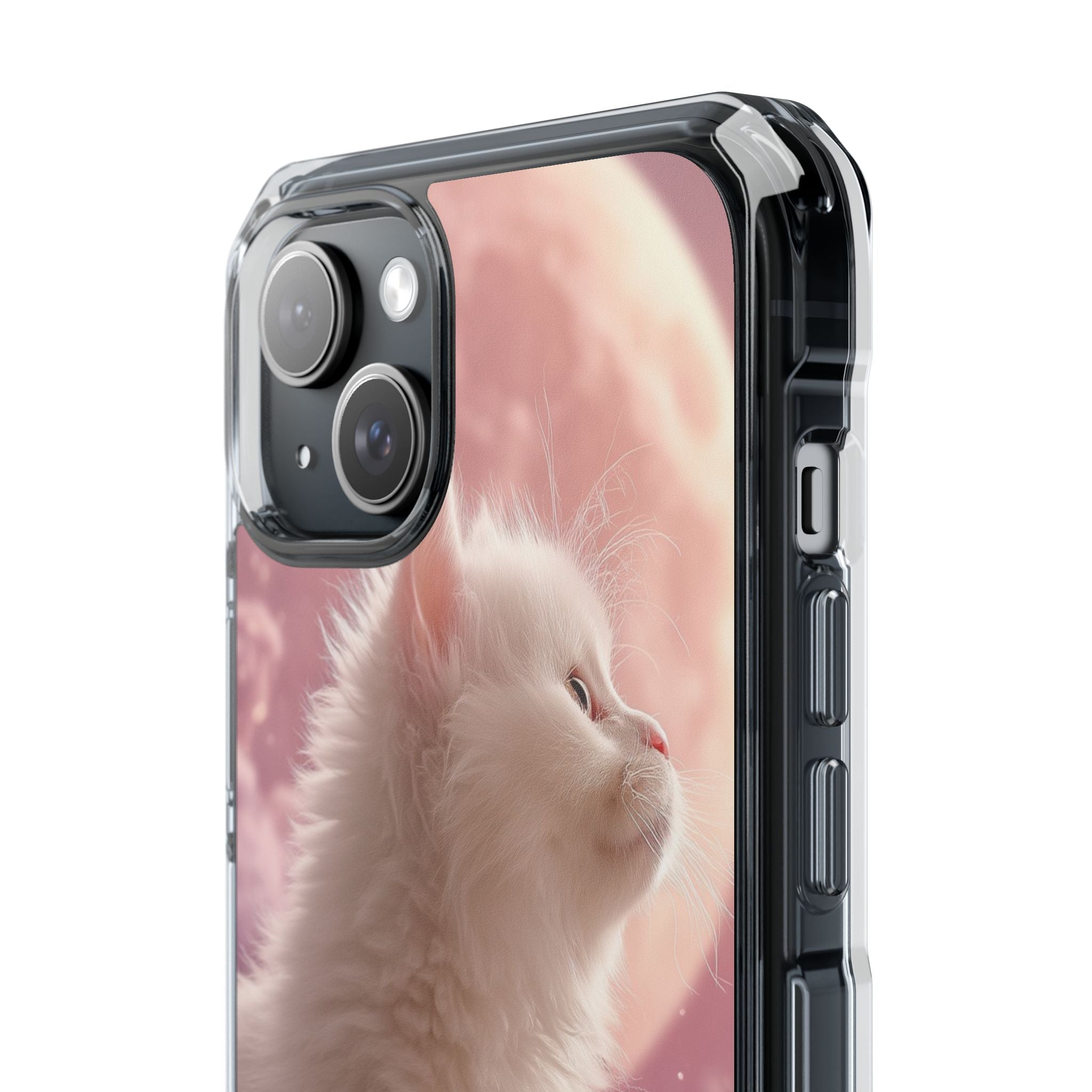 Lunar Cat Soars iPhone Case - Impact