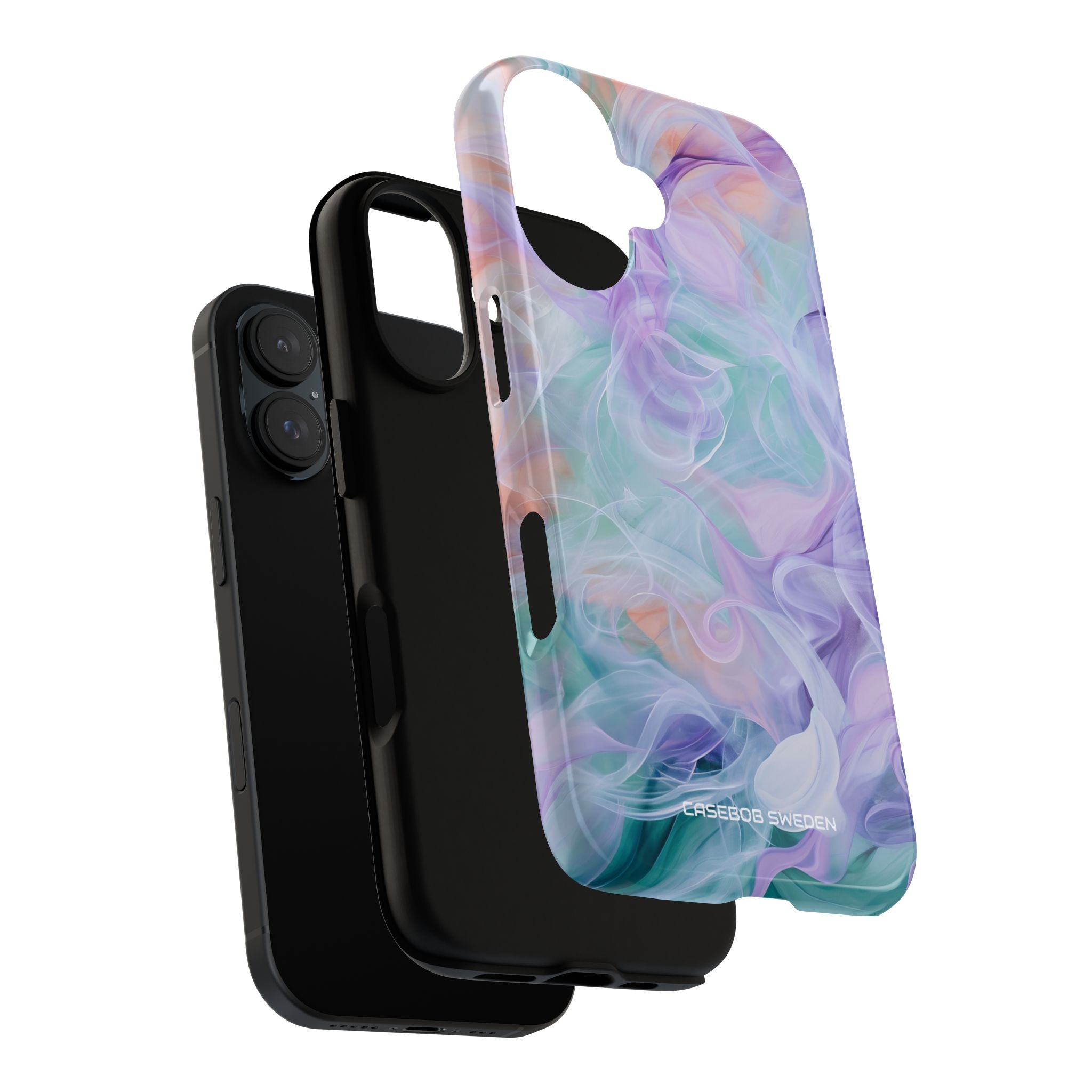 Purple Peach Whirl - Tough iPhone 16 Phone Case