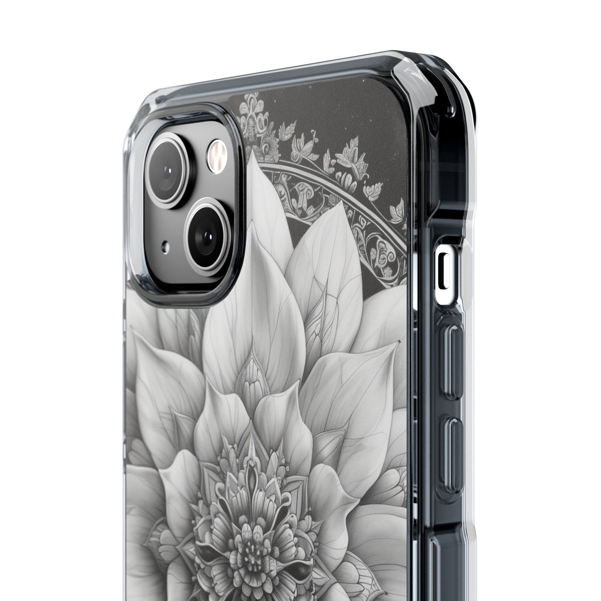 Celestial Mandala Harmony - Phone Case for iPhone (Clear Impact - Magnetic)