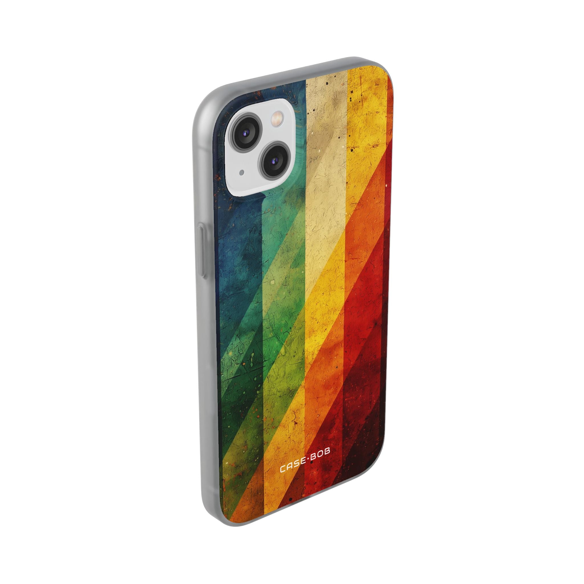 Diagonal Spectrum iPhone 14 Plus Case - Soft