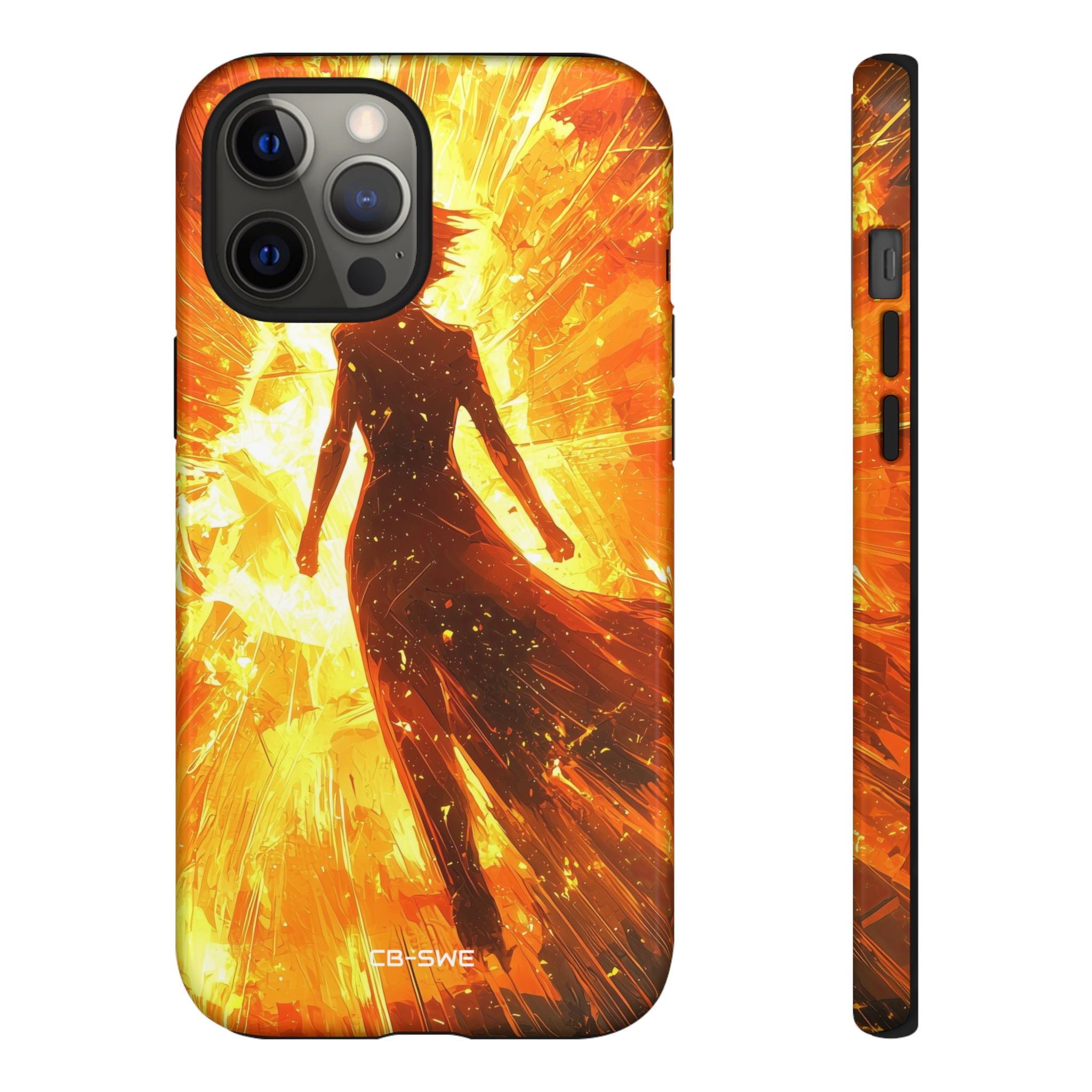 Fiery Energy Erupts - iPhone Case