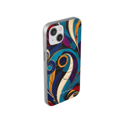 Vintage Vortex Harmony iPhone 14 - Flexi Phone Case