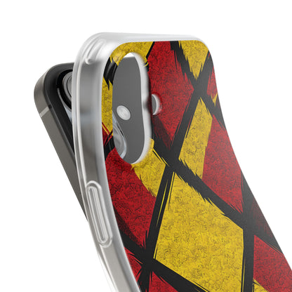 Cracked Diamond Grid iPhone 16 - Soft Case