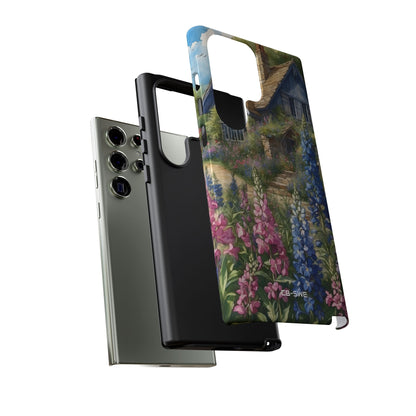 Cottage Surrounded Blossoms - Samsung Case