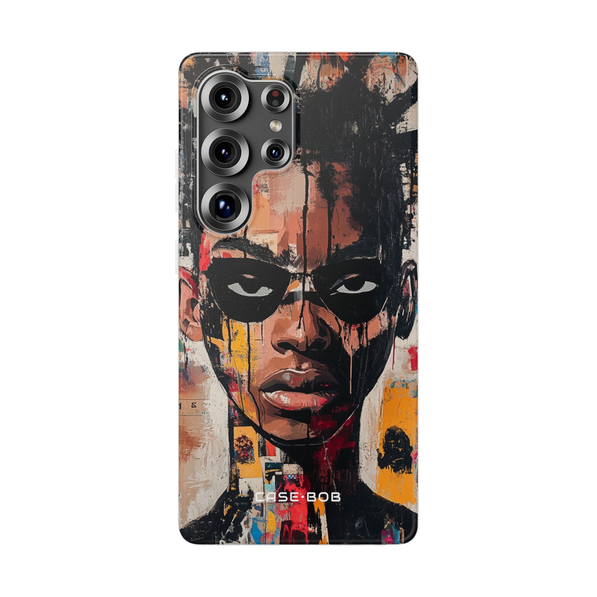 Masked Portrait Drips Samsung S25 Ultra Case - Soft