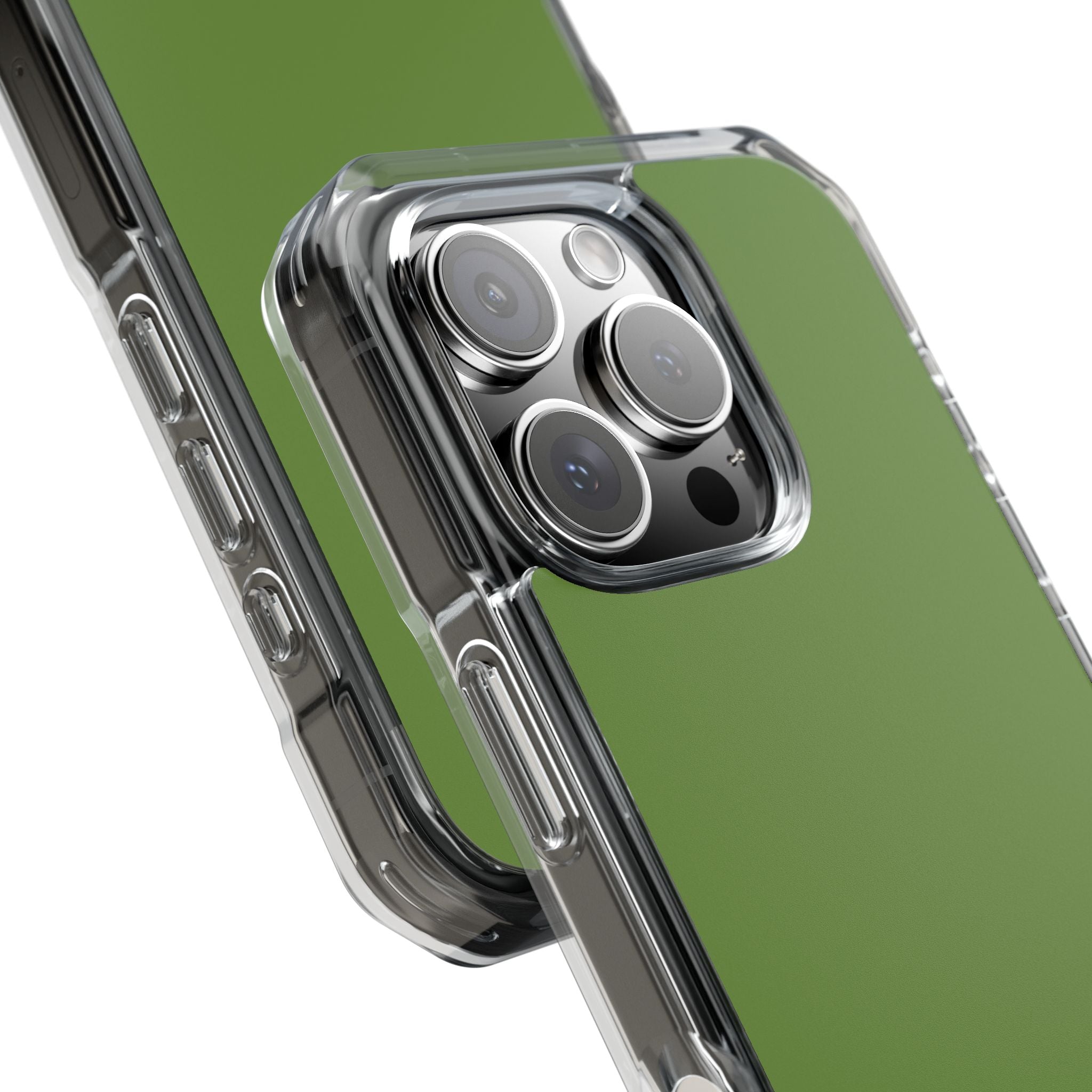 Olive Drab iPhone 16 - Clear Impact Phone Case