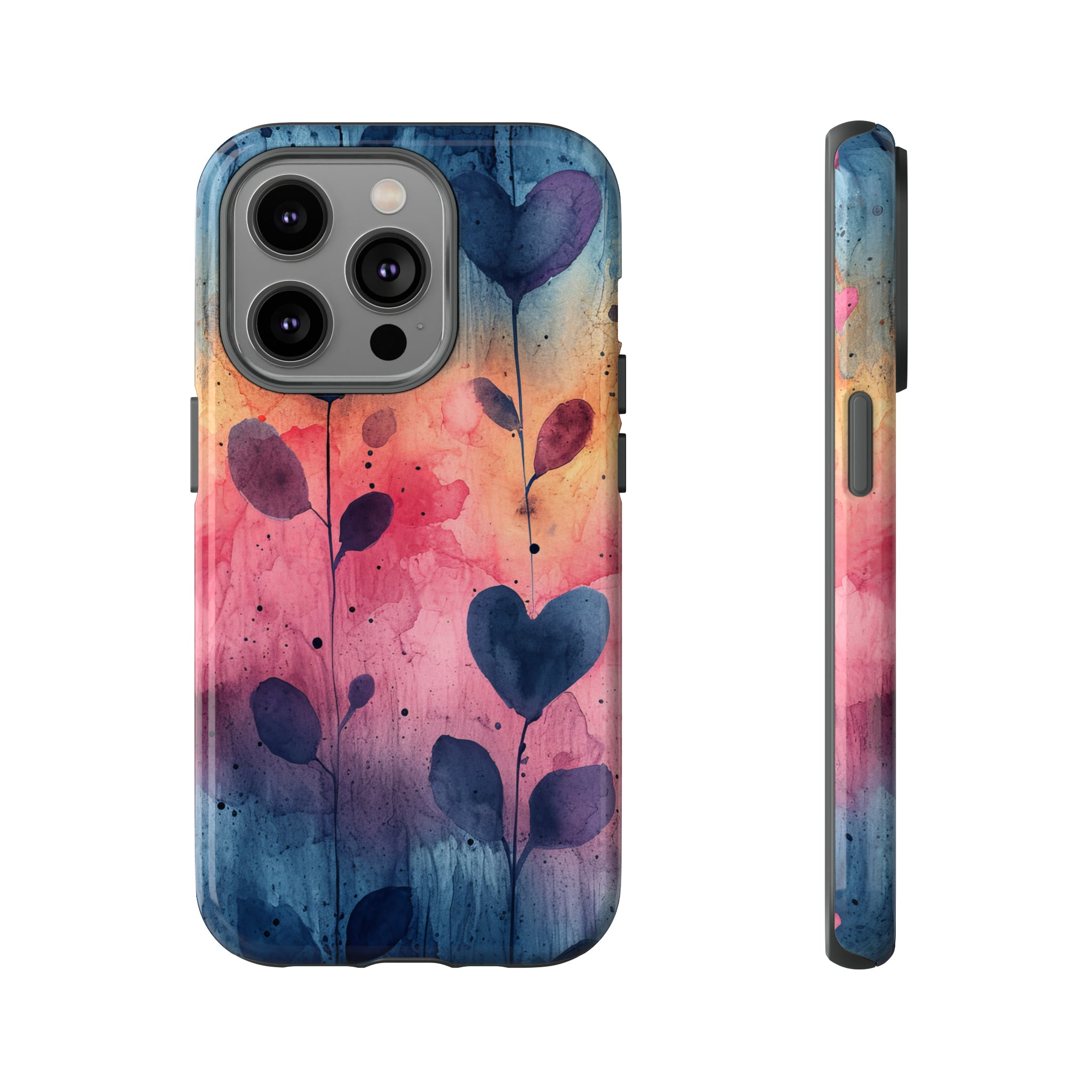 Heartfelt Pastel Mosaic - Protective Phone Case