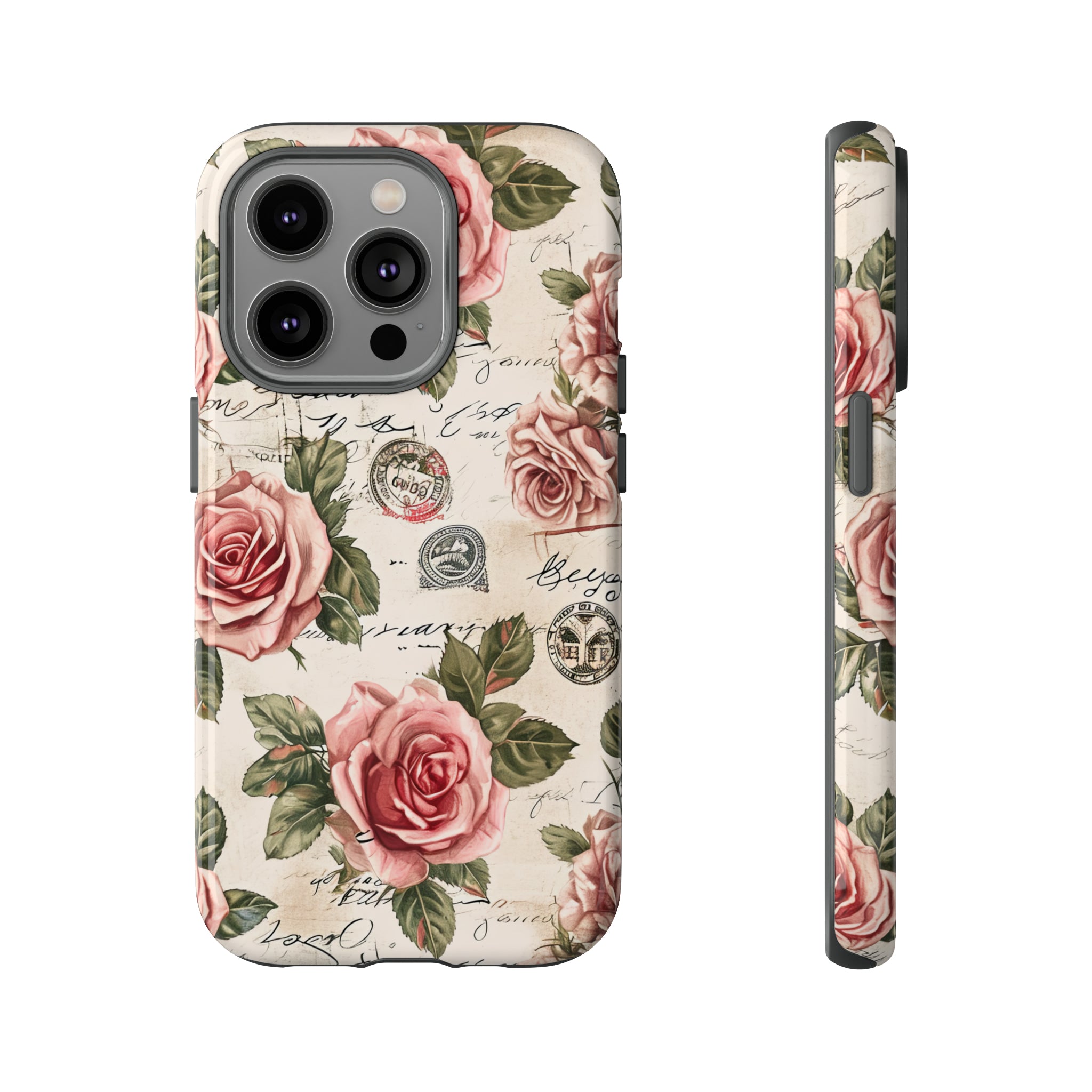 Roses & Love Letters - Protective Phone Case