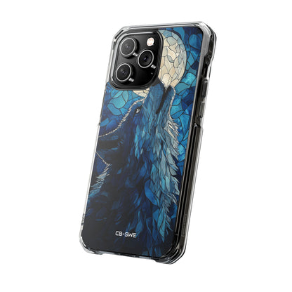 Wolf Howls Moonlight iPhone Case - Impact