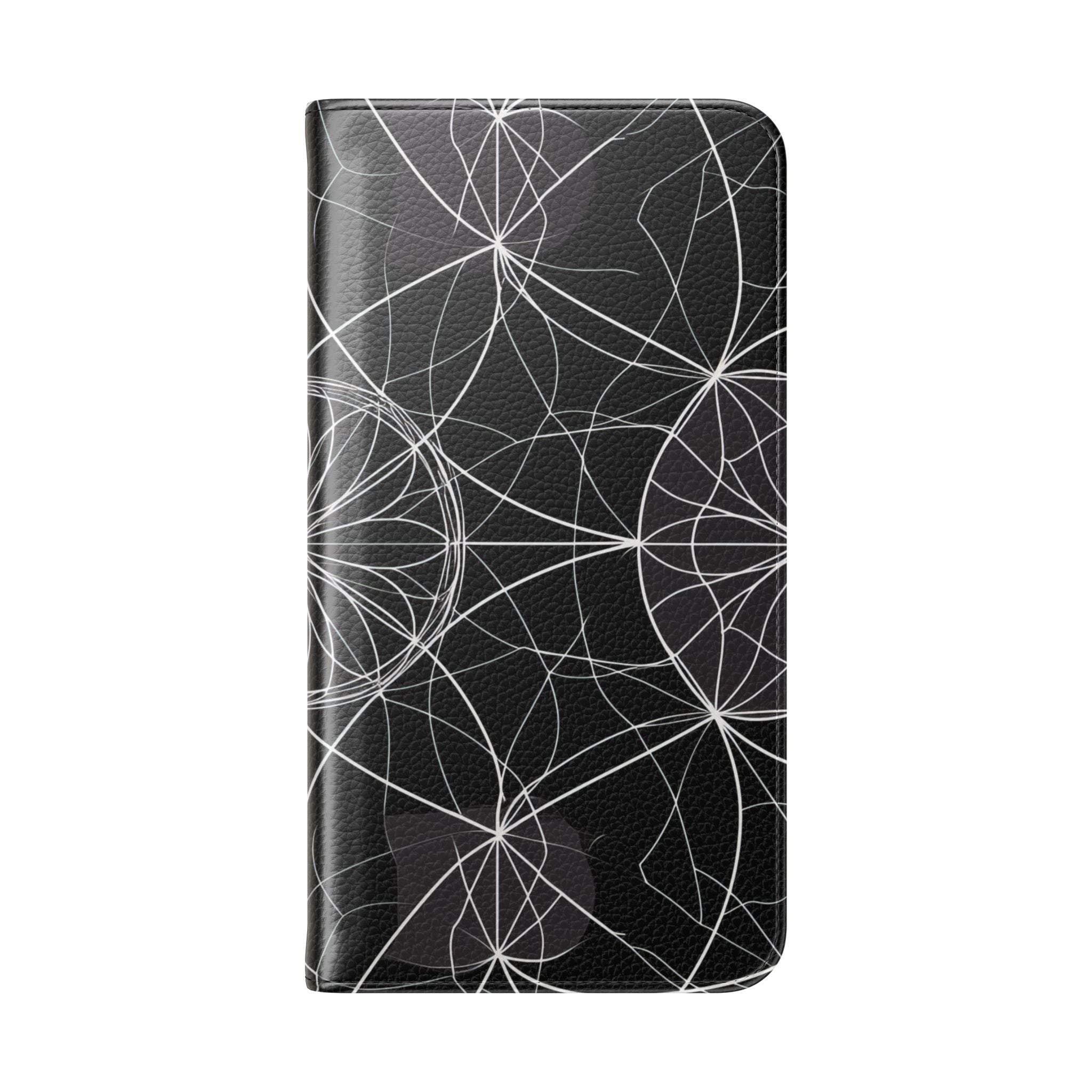 Valkoinen Mandala Säde - Samsung S23+ Case - Lompakko