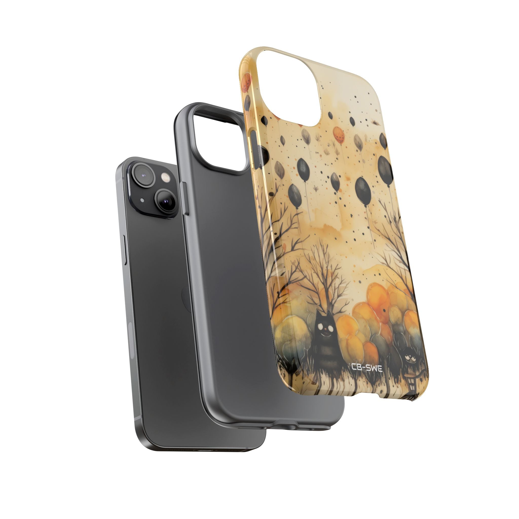 Balloons Drift Skyward - iPhone Case