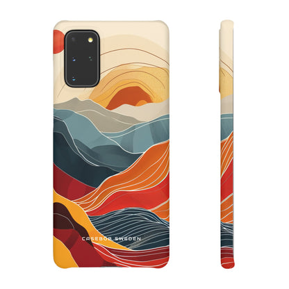 Harmonic Flow of Lines and Color Samsung S20 - Slim Phone Case