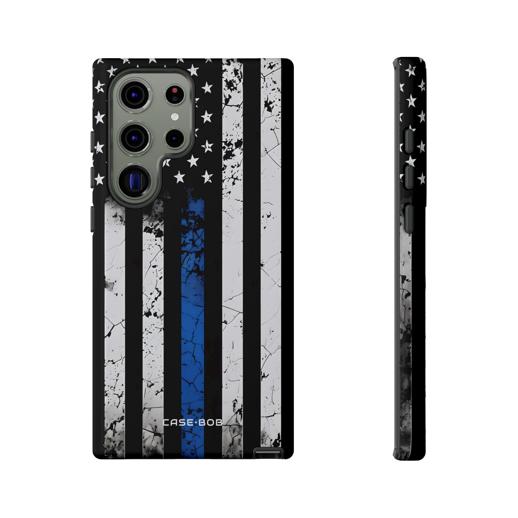 Blue Stripe Flag Samsung S23 Ultra Case - Tough