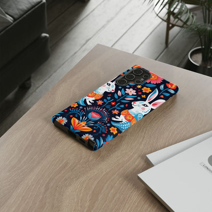 Bunnies Hop Flowers - Samsung Case
