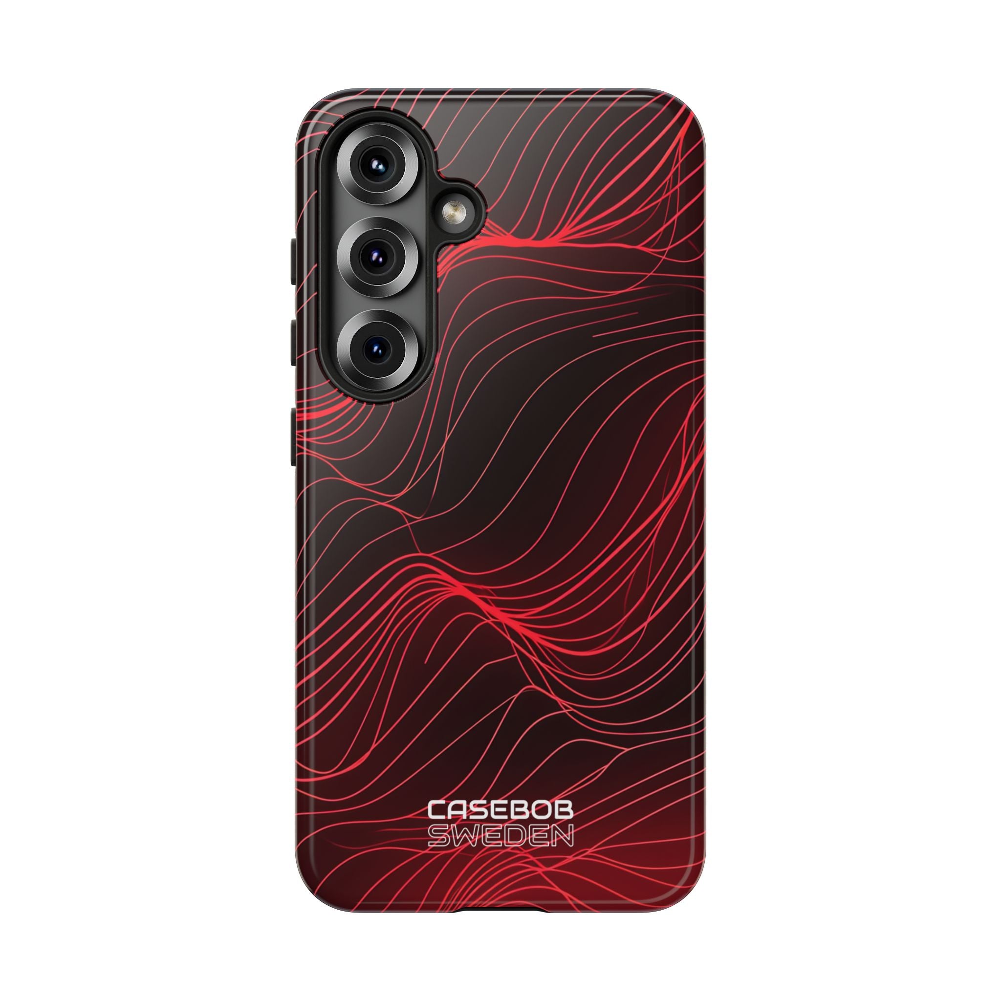 Crimson Waveform Flow Samsung S25 - Tough