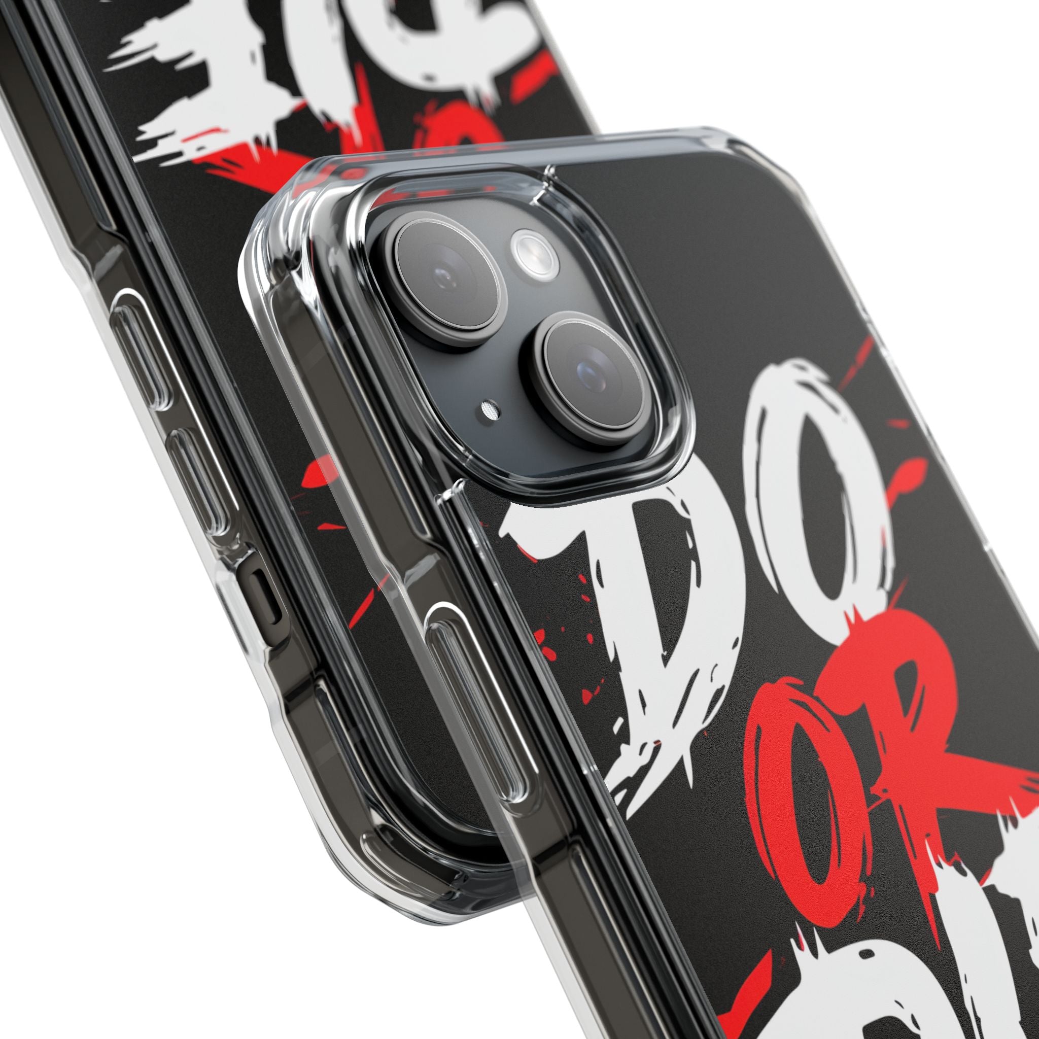 Intense Typography Contrast iPhone Case - Impact