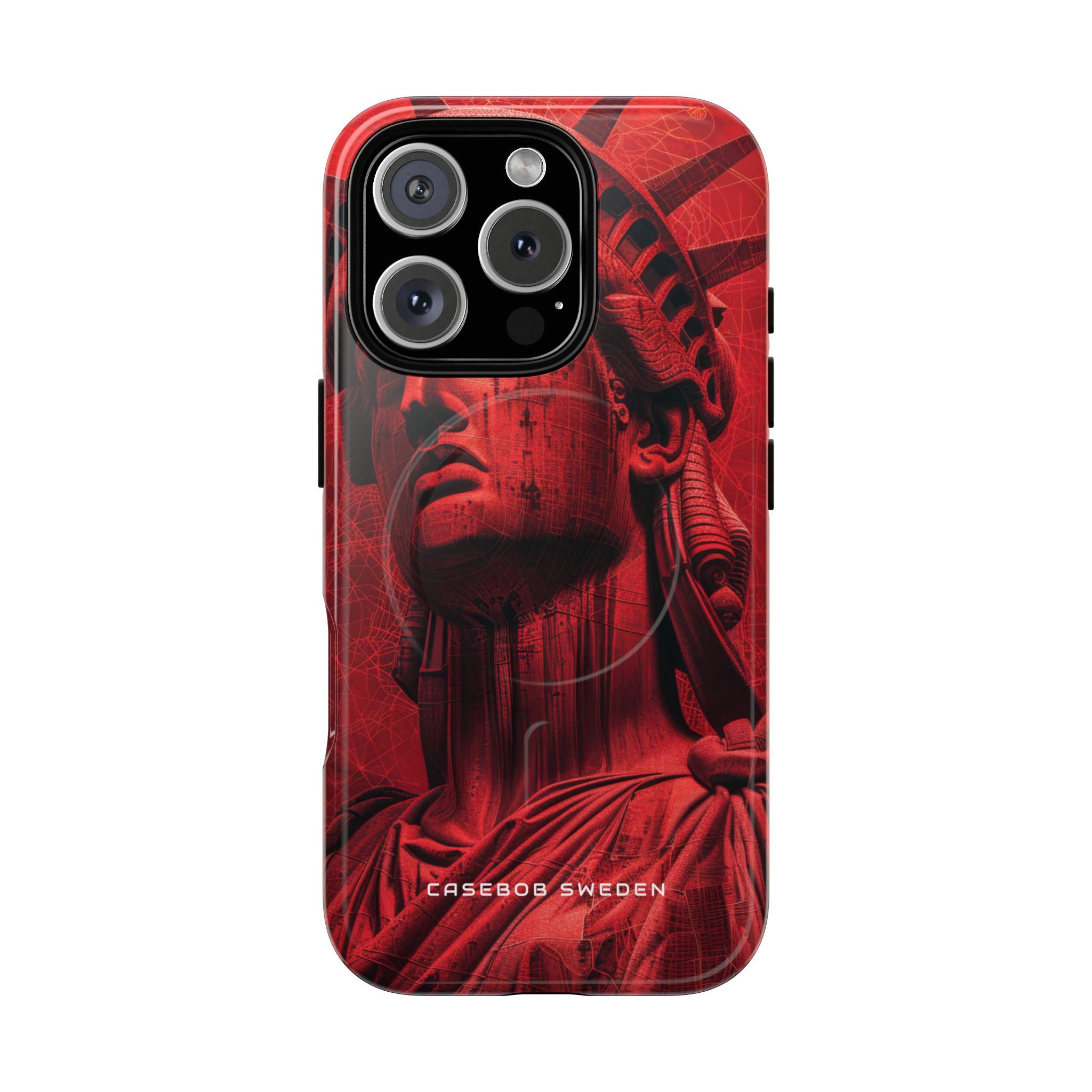 Zen Red Liberty Vision iPhone 16  Tough+ Phone Case