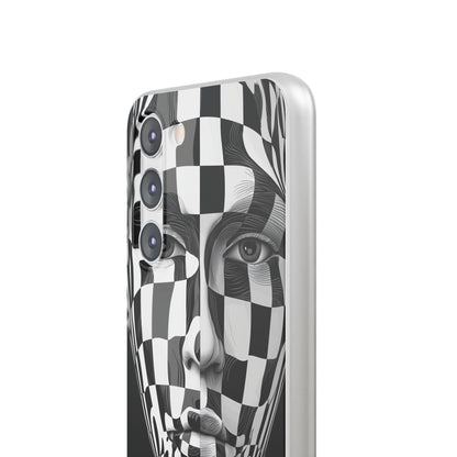 Checkered Face Samsung S23 Plus Case - Soft