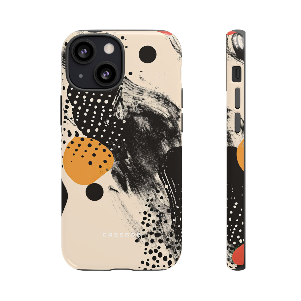 Black Dot Elegance - Schutzhülle fürs Telefon