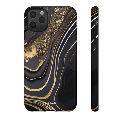 Elegant Gold Streams - iPhone Case