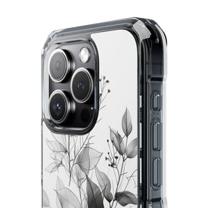 Botanical Serenity – Handyhülle für iPhone (Clear Impact – Magnetisch)