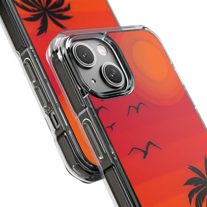 Summer Sunset Silhouettes iPhone Case - Impact