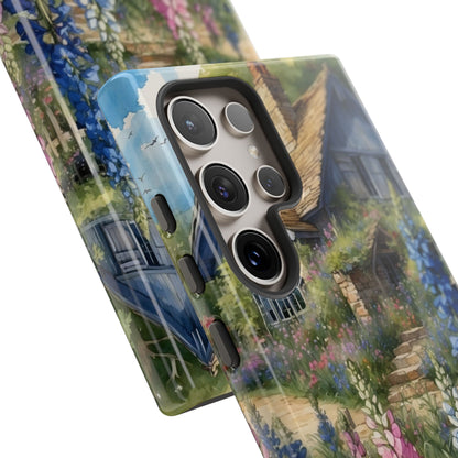 Cottage Surrounded Blossoms - Samsung Case