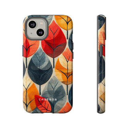 Scandinavian Leafy Serenity - Protective Phone Case