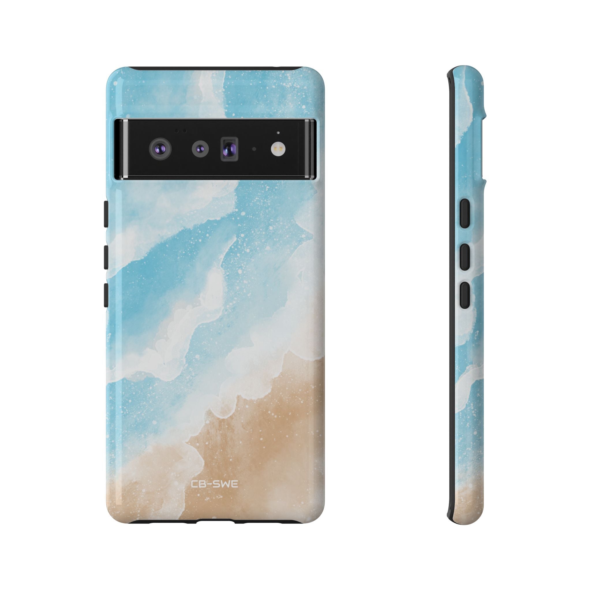 Serene Coastal Whispers - Google Pixel Case