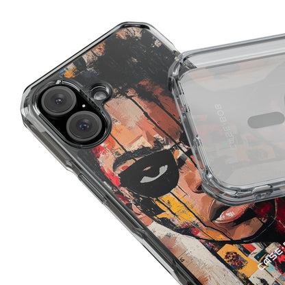 Masked Portrait Drips iPhone 15 Case - Impact