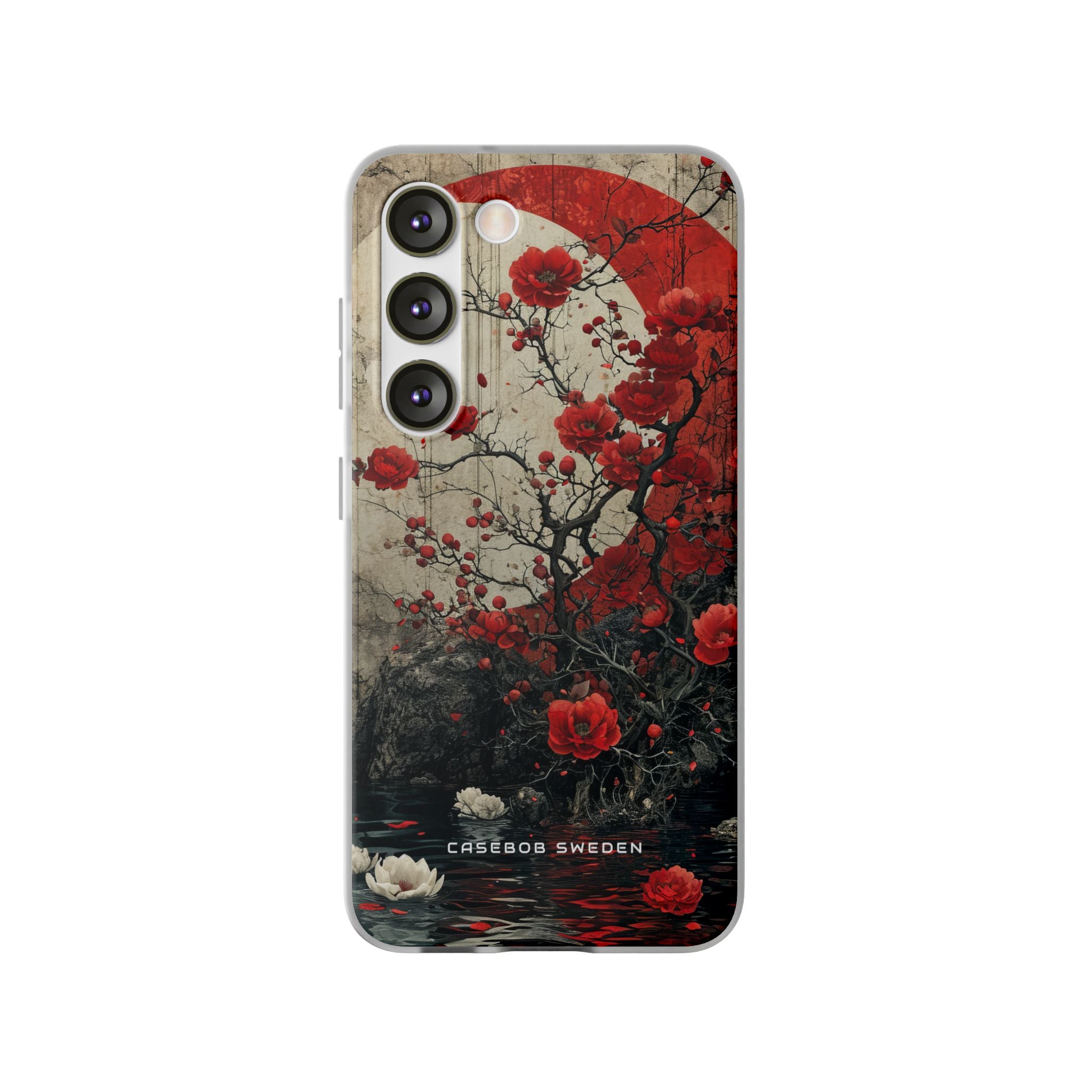 Zen Blossoms in Moonlight Samsung S23 - Flexi Phone Case