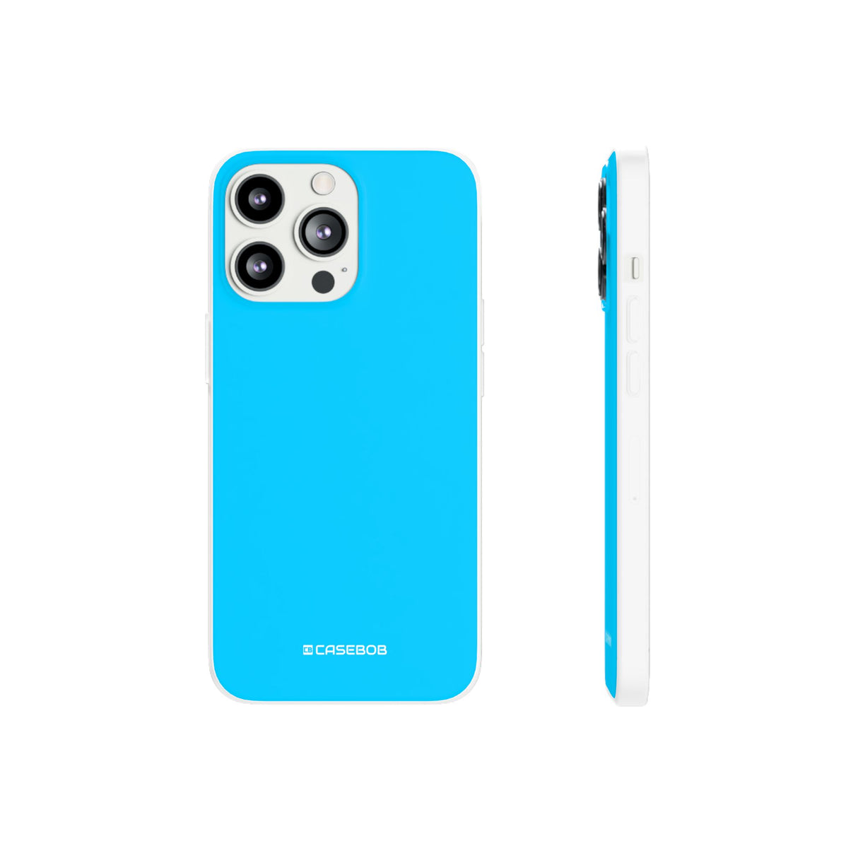 Vivid Sky Blue | Phone Case for iPhone (Flexible Case)