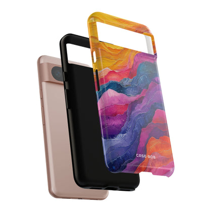 Vibrant Flow Google Pixel 8 Case - Tough