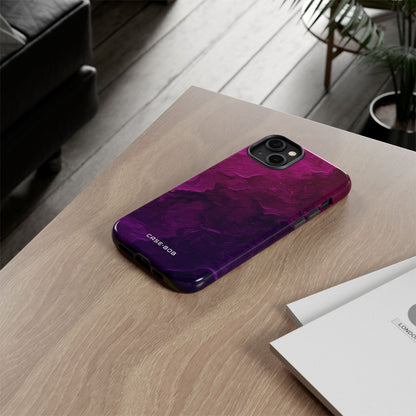Violet Swirl iPhone 14 Plus Case - Tough