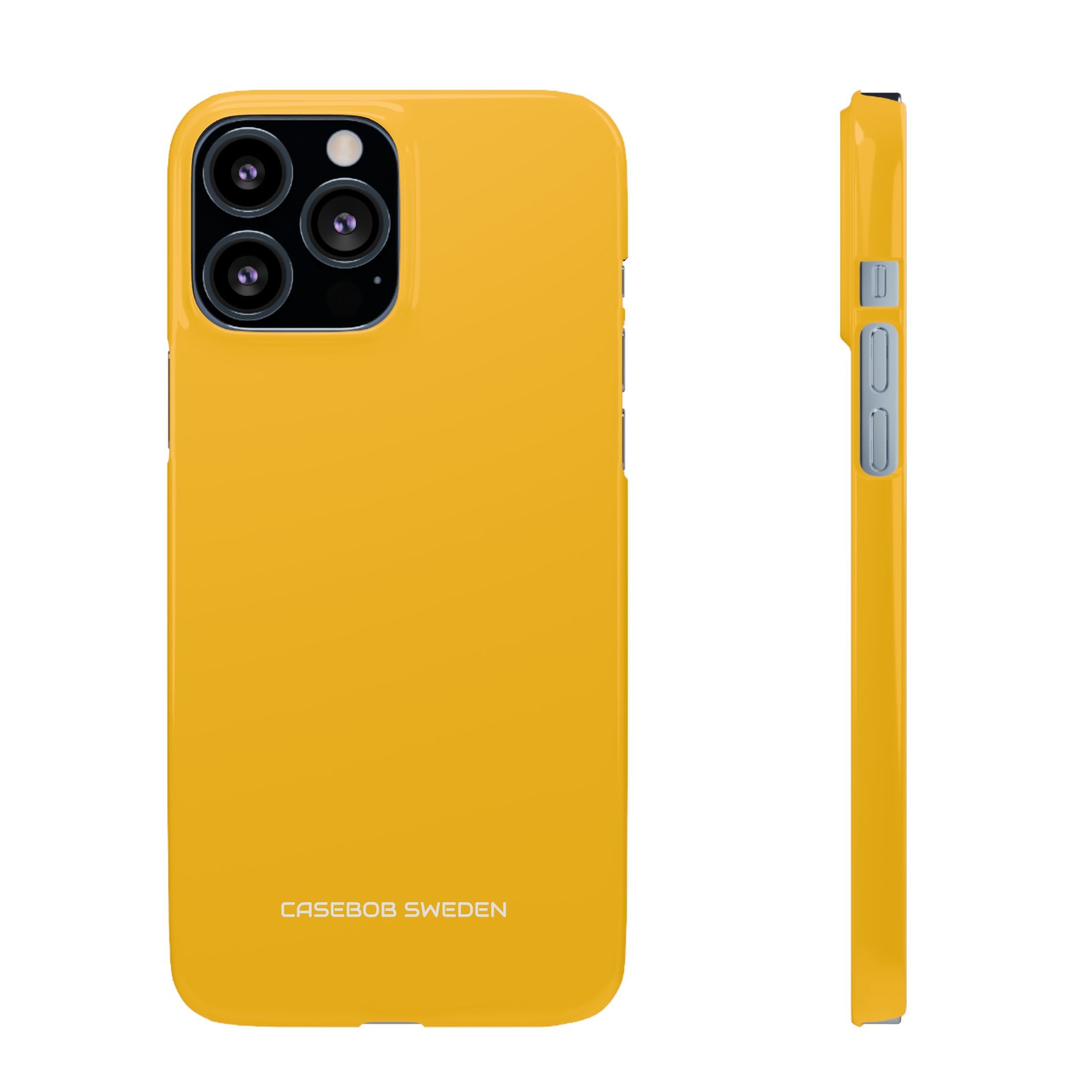 Amber Yellow - Slim iPhone 13 Phone Case