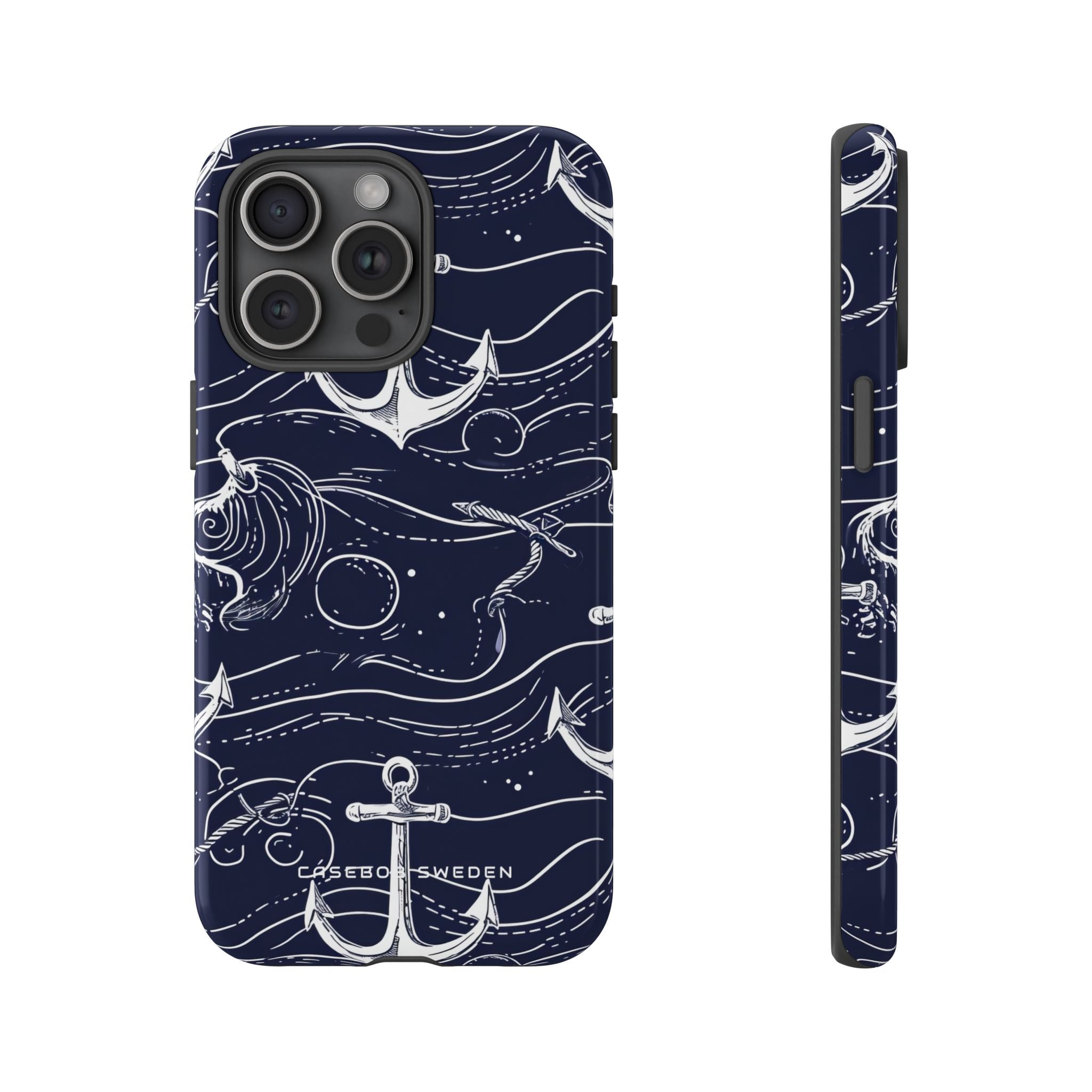 Gradient Anchorflow Waves iPhone 15 - Tough Phone Case