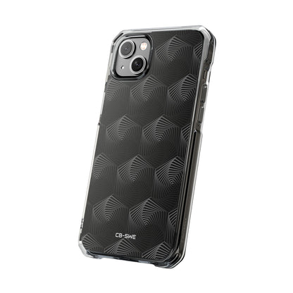 Geometric Spiral Illusion iPhone Case - Impact