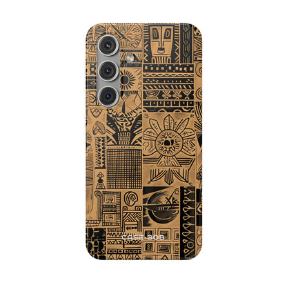 Tribal Faces Samsung S24 Case - Soft