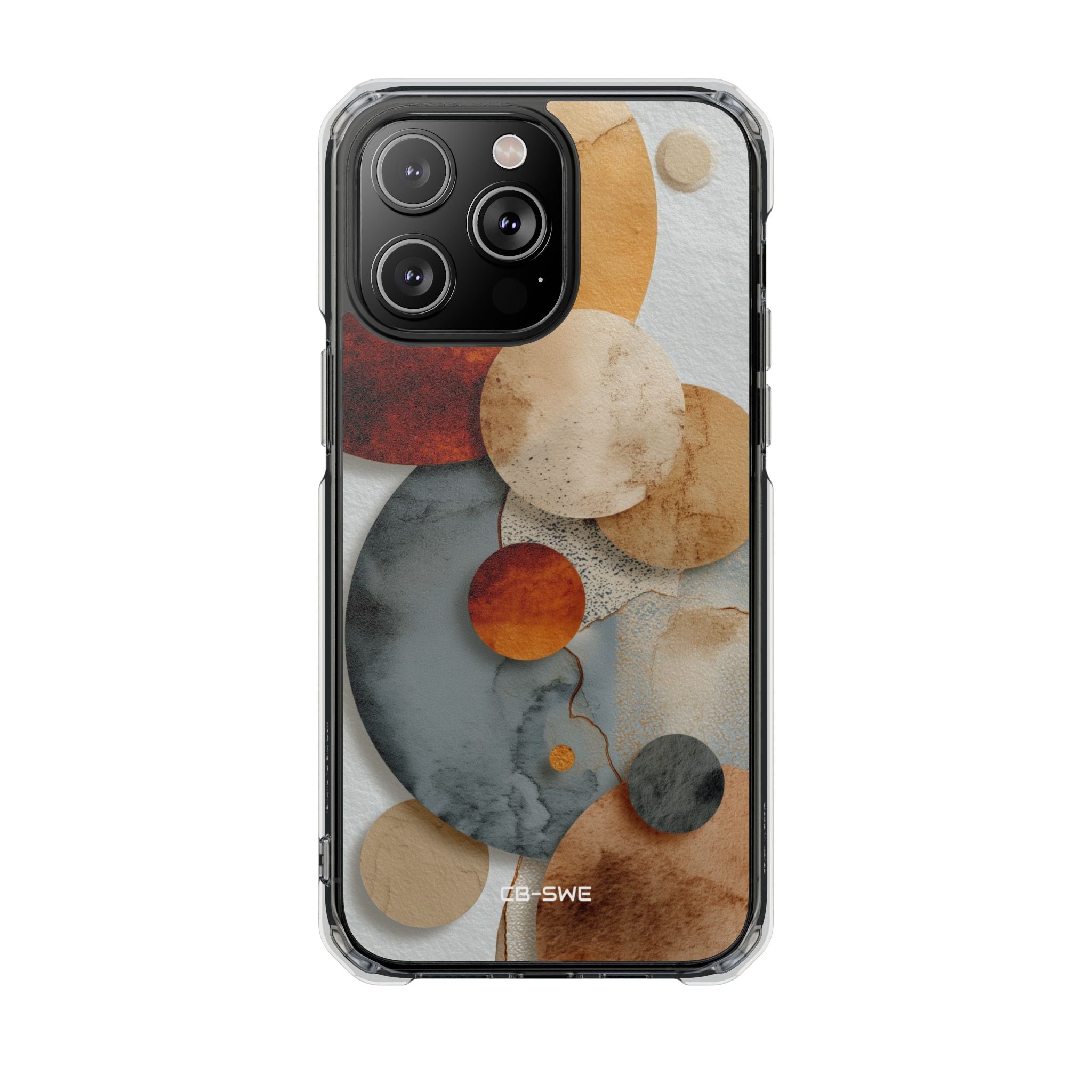 Circles Embrace Warmth iPhone Case - Impact