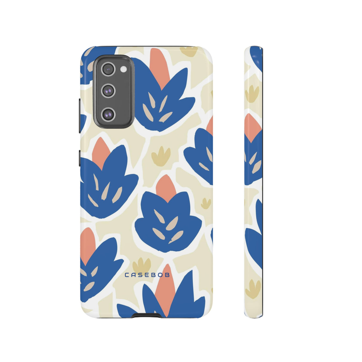 Blue Happy Flower - Protective Phone Case