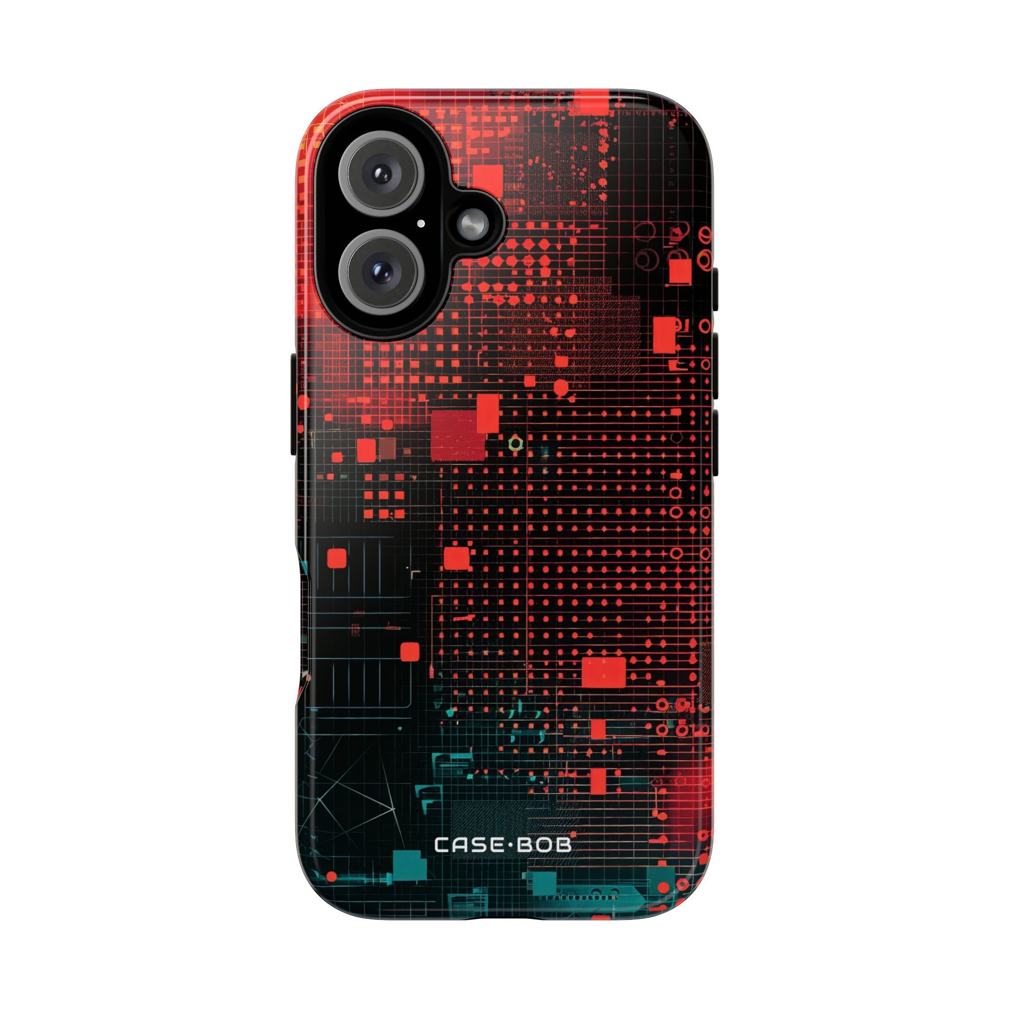 Grid Fusion iPhone 16 Plus Case - Tough
